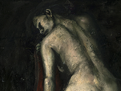 3 Serie el pecado II, 2010, óleo sobre tela 153 x 97 cm