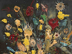 31.1 fleurs du mal, 2014 óleo sobre tela 120 x 120 cm