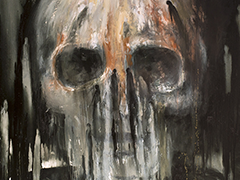 9 Muerte, óleo sobre tela 170 x 170 cm