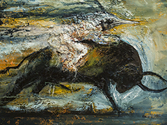0 Jinete del crepúsculo, 2015, óleo sobre tela 80 x 100 cm