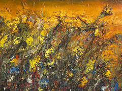 9 Flores del mal, 2015, óleo sobre tela 90 x 110 cm