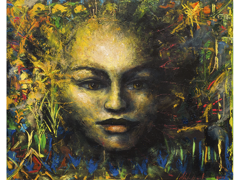  5 Amazonas 1, óleo sobre tela, 80 x 100 cm